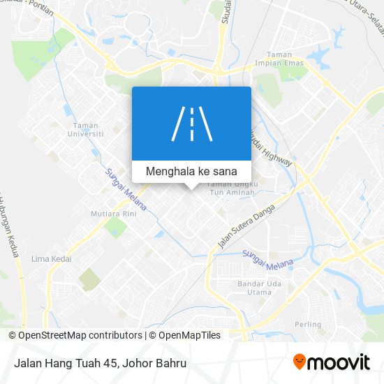 Peta Jalan Hang Tuah 45