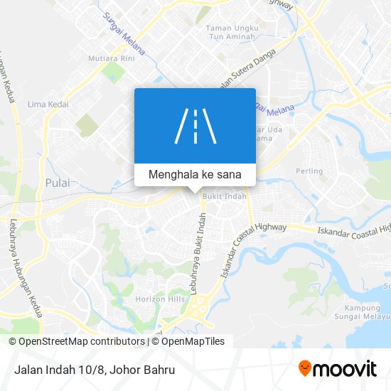 Peta Jalan Indah 10/8