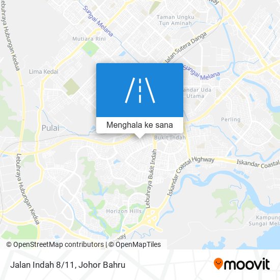 Peta Jalan Indah 8/11