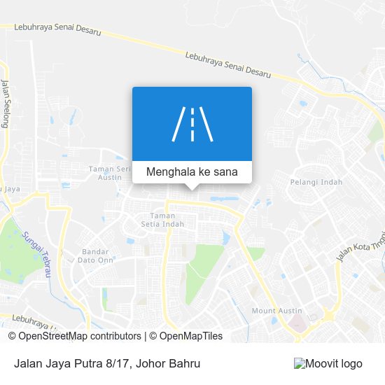 Peta Jalan Jaya Putra 8/17