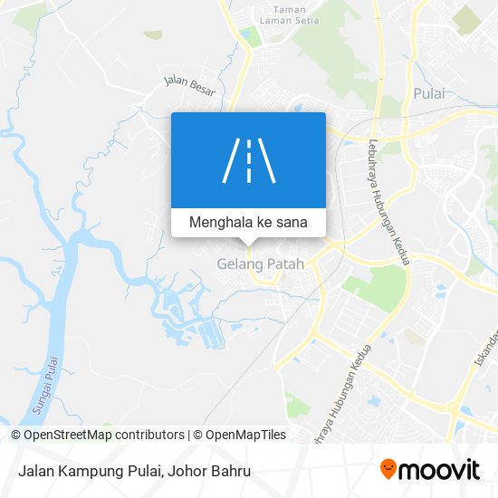 Peta Jalan Kampung Pulai