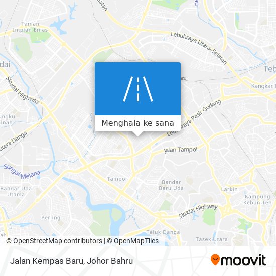 Peta Jalan Kempas Baru