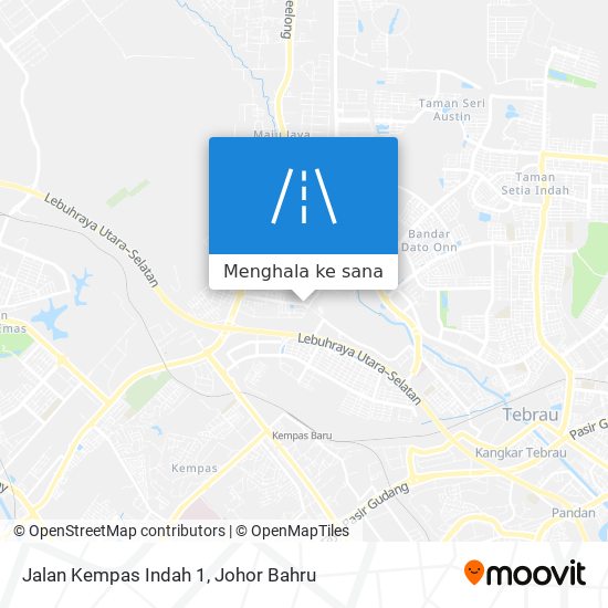 Peta Jalan Kempas Indah 1