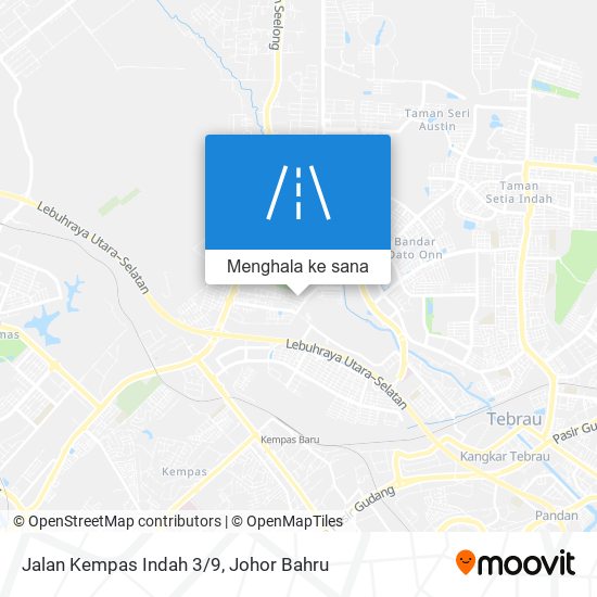 Peta Jalan Kempas Indah 3/9