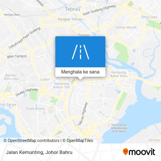 Peta Jalan Kemunting