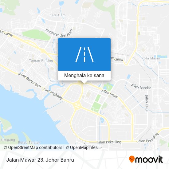 Peta Jalan Mawar 23