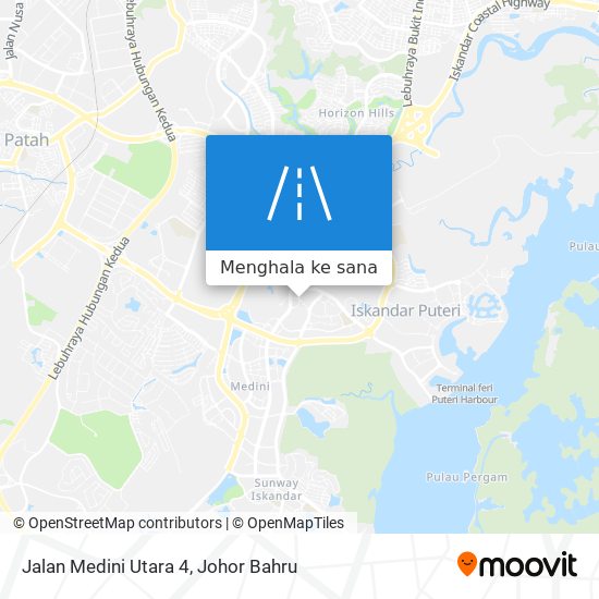 Peta Jalan Medini Utara 4