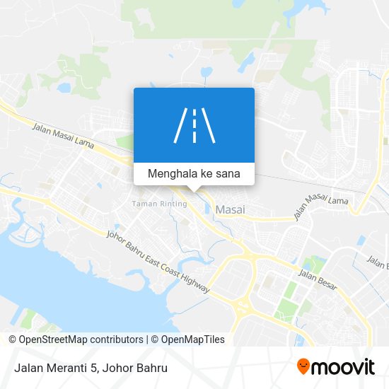 Peta Jalan Meranti 5