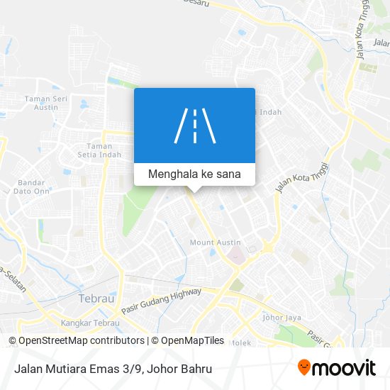 Peta Jalan Mutiara Emas 3/9