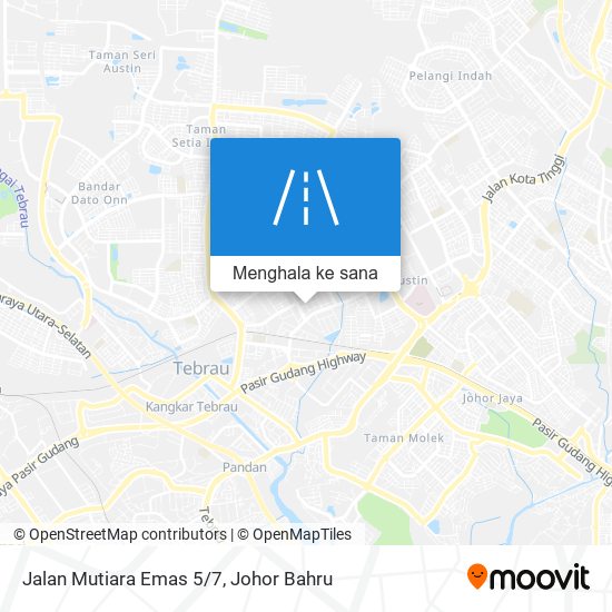 Peta Jalan Mutiara Emas 5/7