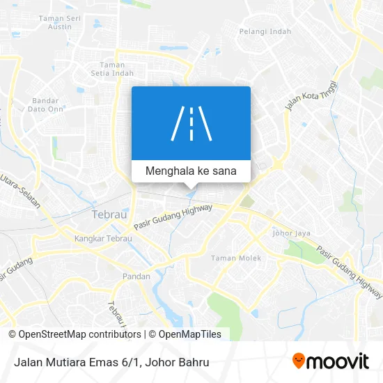 Peta Jalan Mutiara Emas 6/1