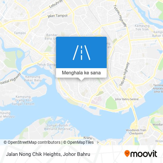 Peta Jalan Nong Chik Heights