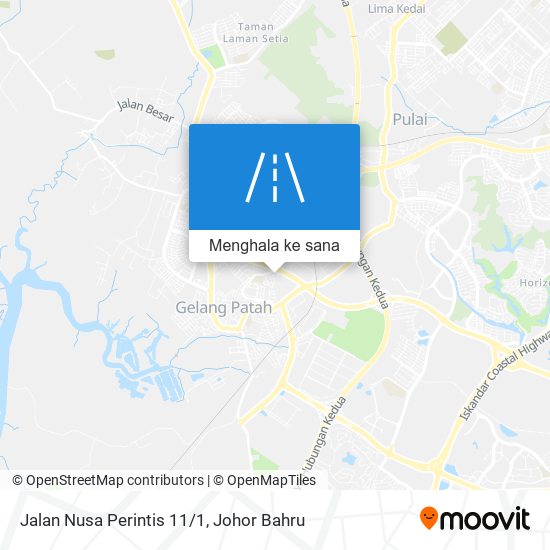 Peta Jalan Nusa Perintis 11/1