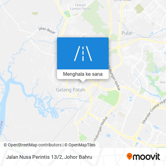 Peta Jalan Nusa Perintis 13/2