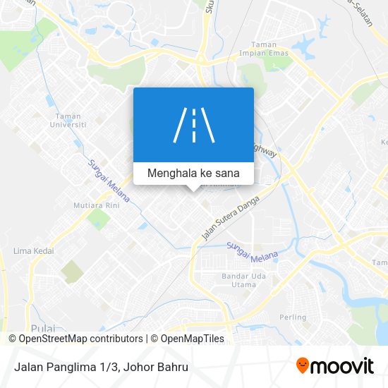 Peta Jalan Panglima 1/3