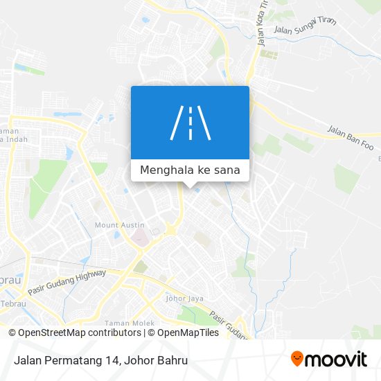 Peta Jalan Permatang 14