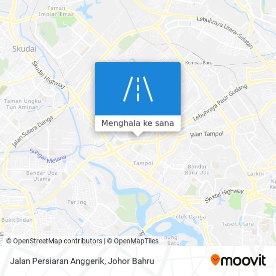 Peta Jalan Persiaran Anggerik