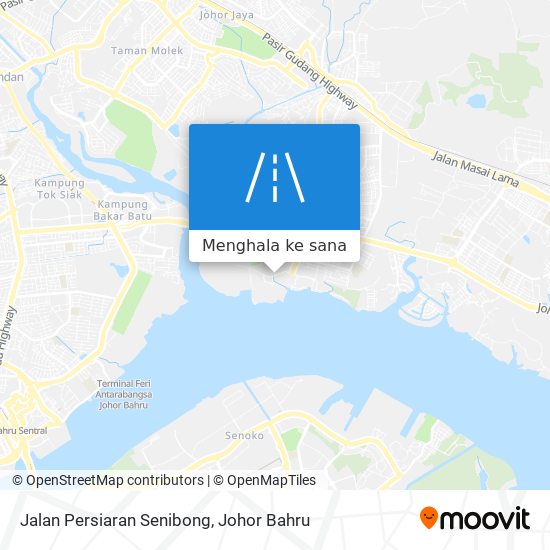 Peta Jalan Persiaran Senibong