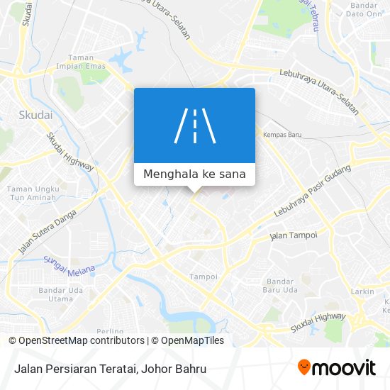 Peta Jalan Persiaran Teratai