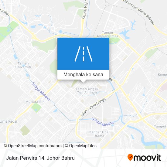 Peta Jalan Perwira 14