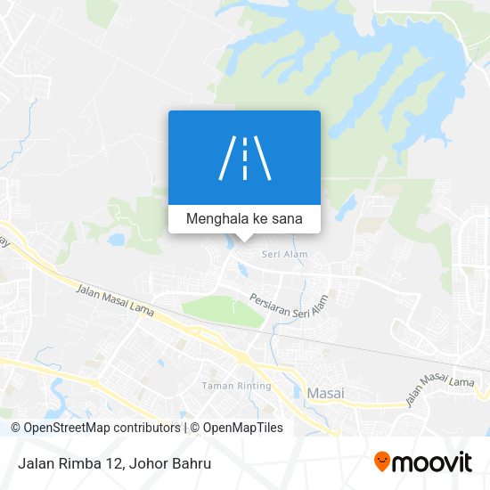 Peta Jalan Rimba 12