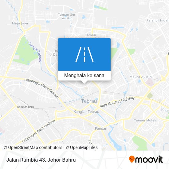 Peta Jalan Rumbia 43