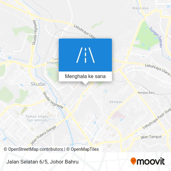 Peta Jalan Selatan 6/5