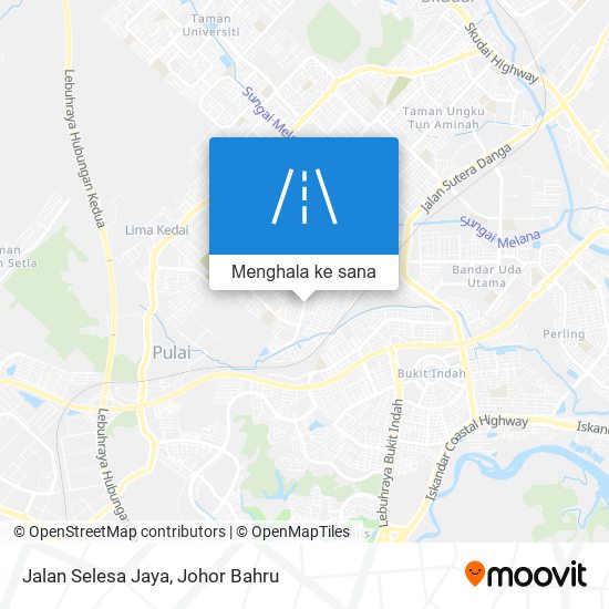 Peta Jalan Selesa Jaya