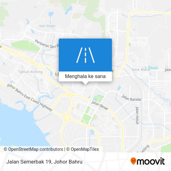 Peta Jalan Semerbak 19