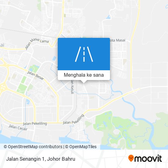 Peta Jalan Senangin 1