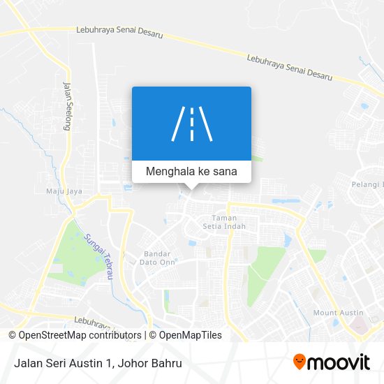 Peta Jalan Seri Austin 1