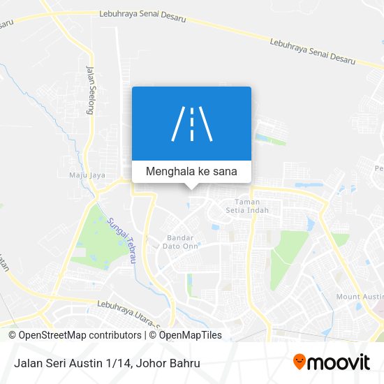 Peta Jalan Seri Austin 1/14