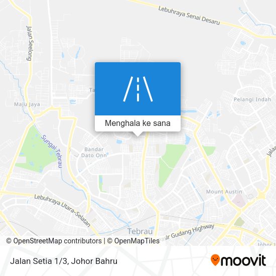 Peta Jalan Setia 1/3