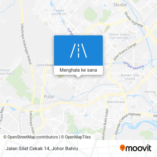 Peta Jalan Silat Cekak 14