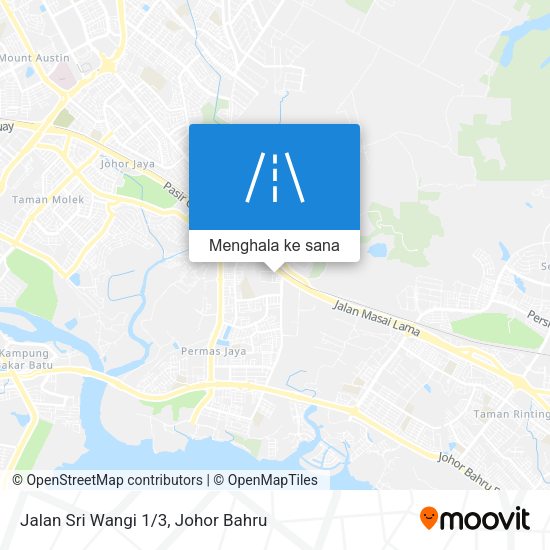 Peta Jalan Sri Wangi 1/3