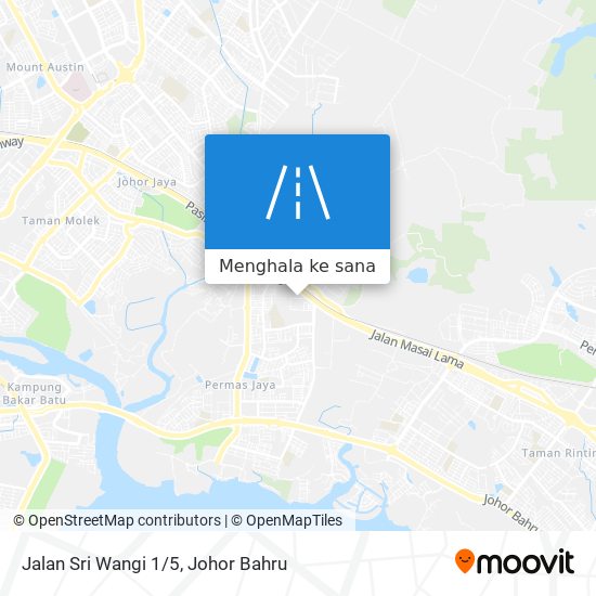 Peta Jalan Sri Wangi 1/5