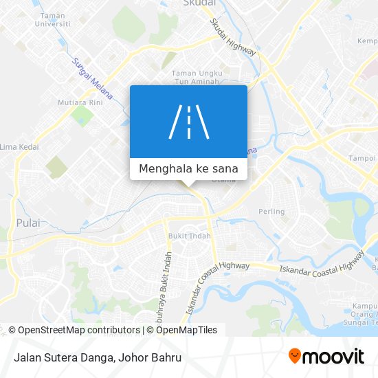 Peta Jalan Sutera Danga