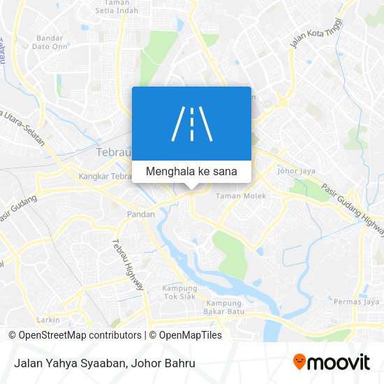 Peta Jalan Yahya Syaaban