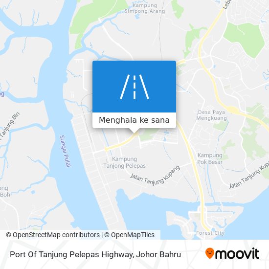 Peta Port Of Tanjung Pelepas Highway