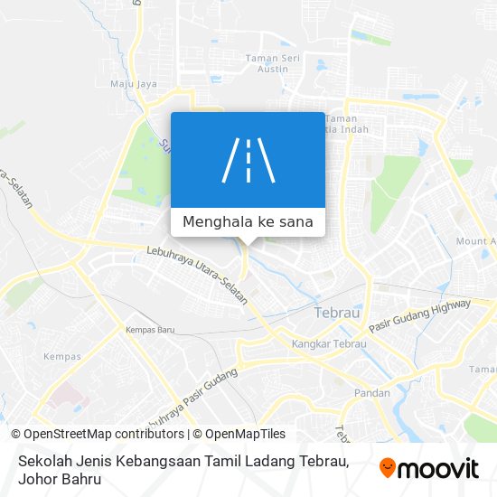 Peta Sekolah Jenis Kebangsaan Tamil Ladang Tebrau