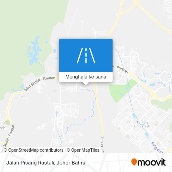 Peta Jalan Pisang Rastali