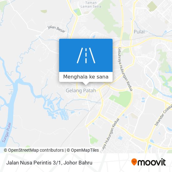 Peta Jalan Nusa Perintis 3/1