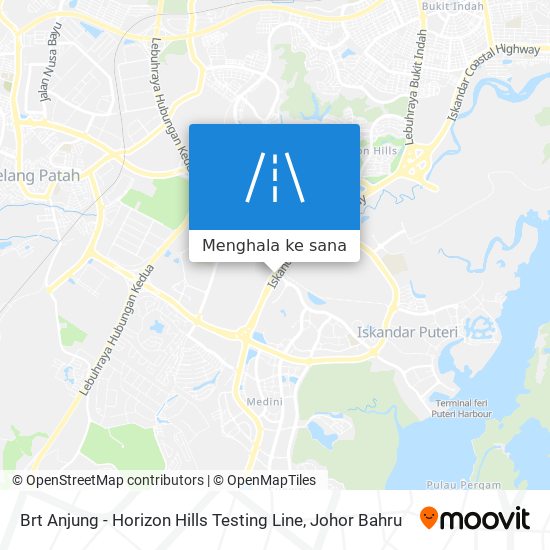 Peta Brt Anjung - Horizon Hills Testing Line