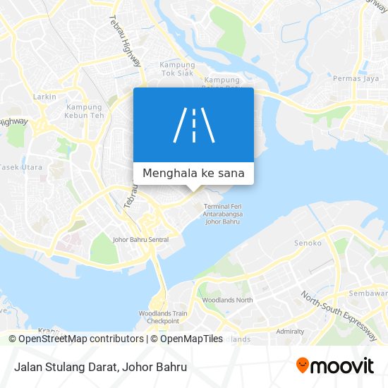 Peta Jalan Stulang Darat