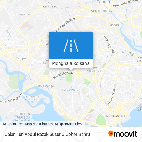 Peta Jalan Tun Abdul Razak Susur 6