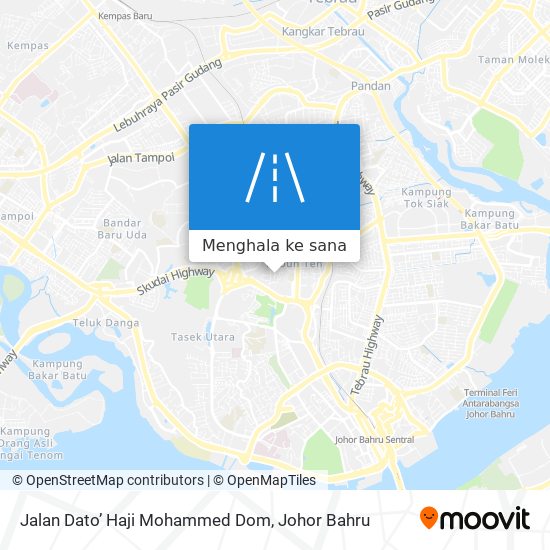 Peta Jalan Dato’ Haji Mohammed Dom