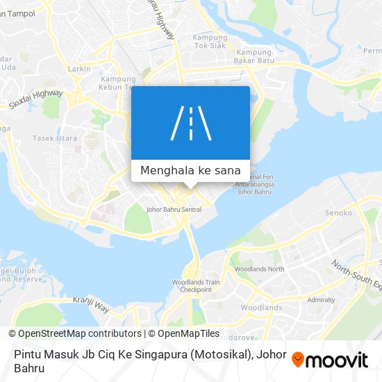 Peta Pintu Masuk Jb Ciq Ke Singapura (Motosikal)