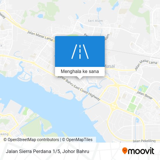 Peta Jalan Sierra Perdana 1/5