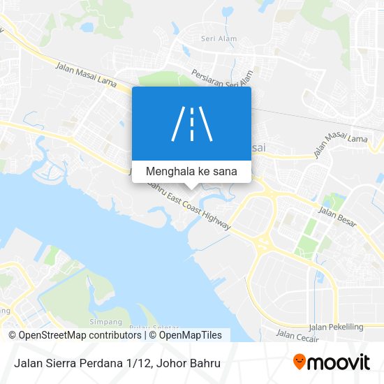 Peta Jalan Sierra Perdana 1/12