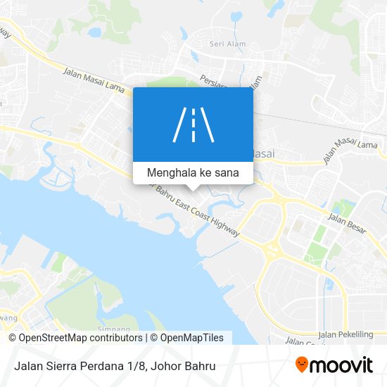 Peta Jalan Sierra Perdana 1/8